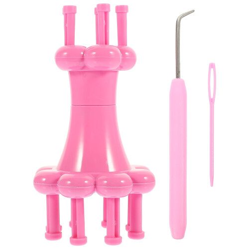 Knit Spool Loom Kit with Needle and Crochet Hook