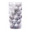 HESHENG Christmas Tree Ornaments 60mm Silver 24pc 2