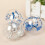HESHENG Christmas Tree Ornaments 60mm Silver 24pc 5