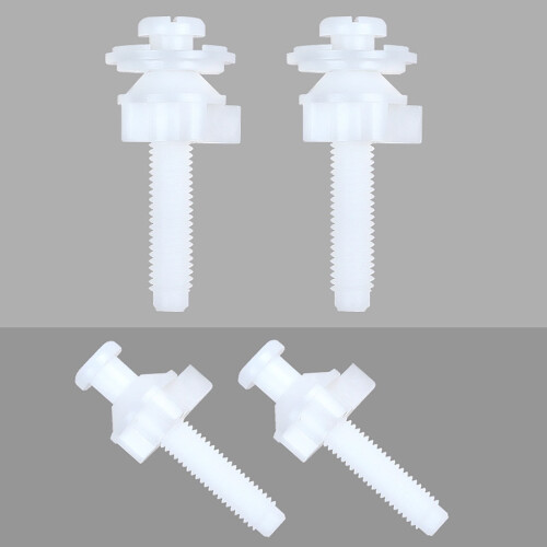 Toilet Lid Lock Plastic Seat Cover Screw Fixing Accessory 1