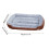 Rectangle Dog Bed Medium Size Washable Orthopedic 17.7x15.7 3