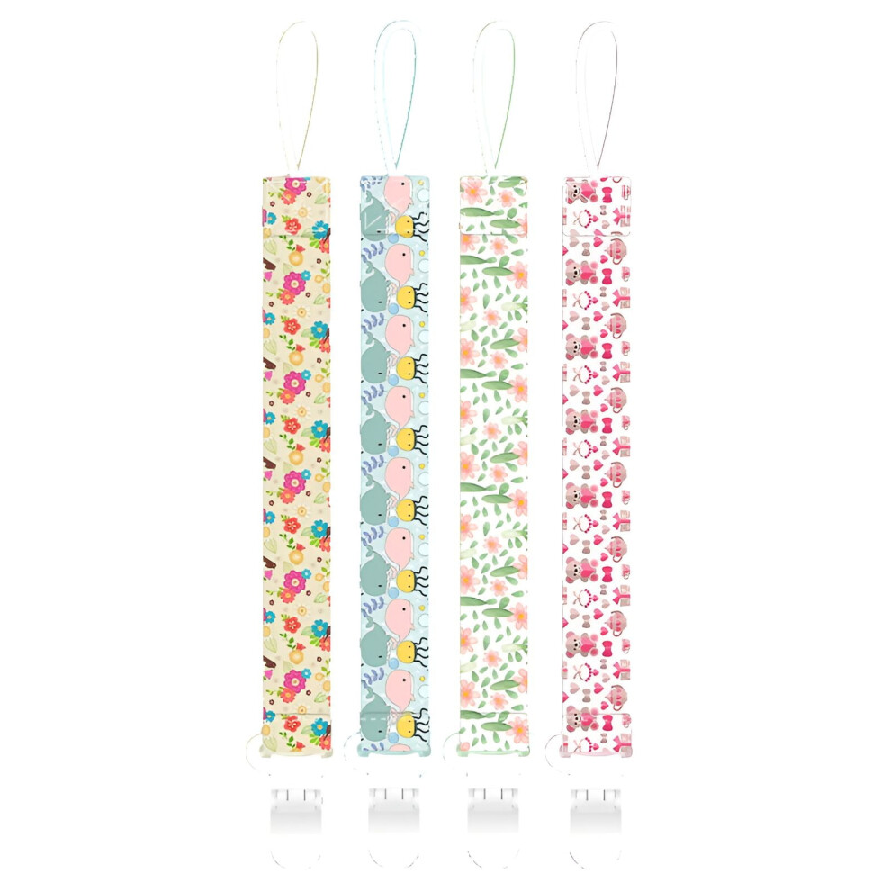 Pacifier Clip Multipurpose Lanyard 4 pcs