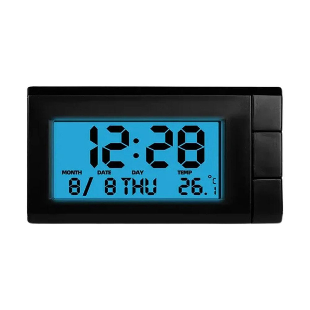 Car Digital Clock Thermometer Lcd Dashboard Display 9178400740756