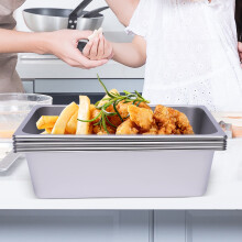 Steam Table Pans Full Size 6-Pack 6 Inch Deep 201 Stainless