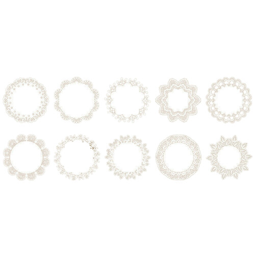 Hariumiu scrapbooking pad lace pattern 10 pcs 1