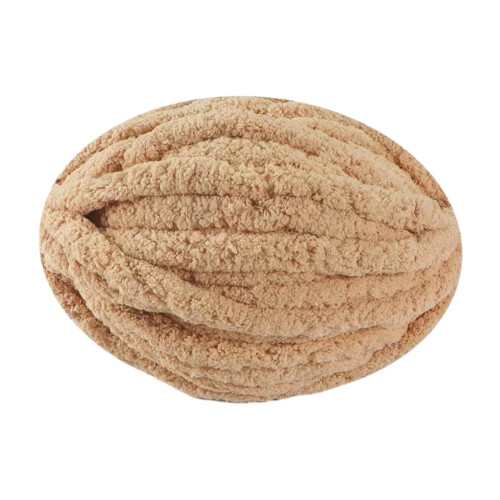 Light Brown Bulky Wool Yarn 100g 2