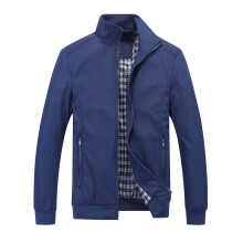 Men's motorcycle jacket zip-up rugged casual riding jacket