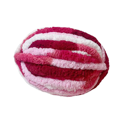 Polyester wool blend chunky yarn for crocheting and 1
