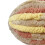 Bulky wool yarn beige orange 100g 8