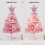 Pink Christmas Tree 45cm or 60cm with Lights 3