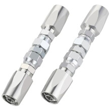 2PCS Reusable Hydraulic Fittings 1/2Inch ID Hydraulic Hose Field Repair Kit