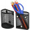 Pencil Holder Metal Semicircle Organizer Black 5