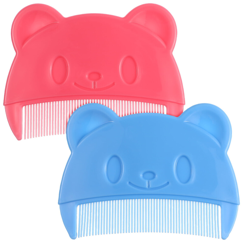 Baby Hair Comb Bear Shape Fine Tooth 2pcs