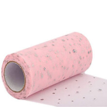Glitter deco nettingbånd 15 cm 10 meter