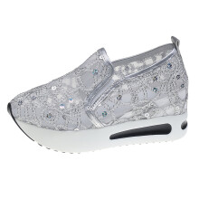 Women's Knitted Mesh Pointed Flat Casual Shoes