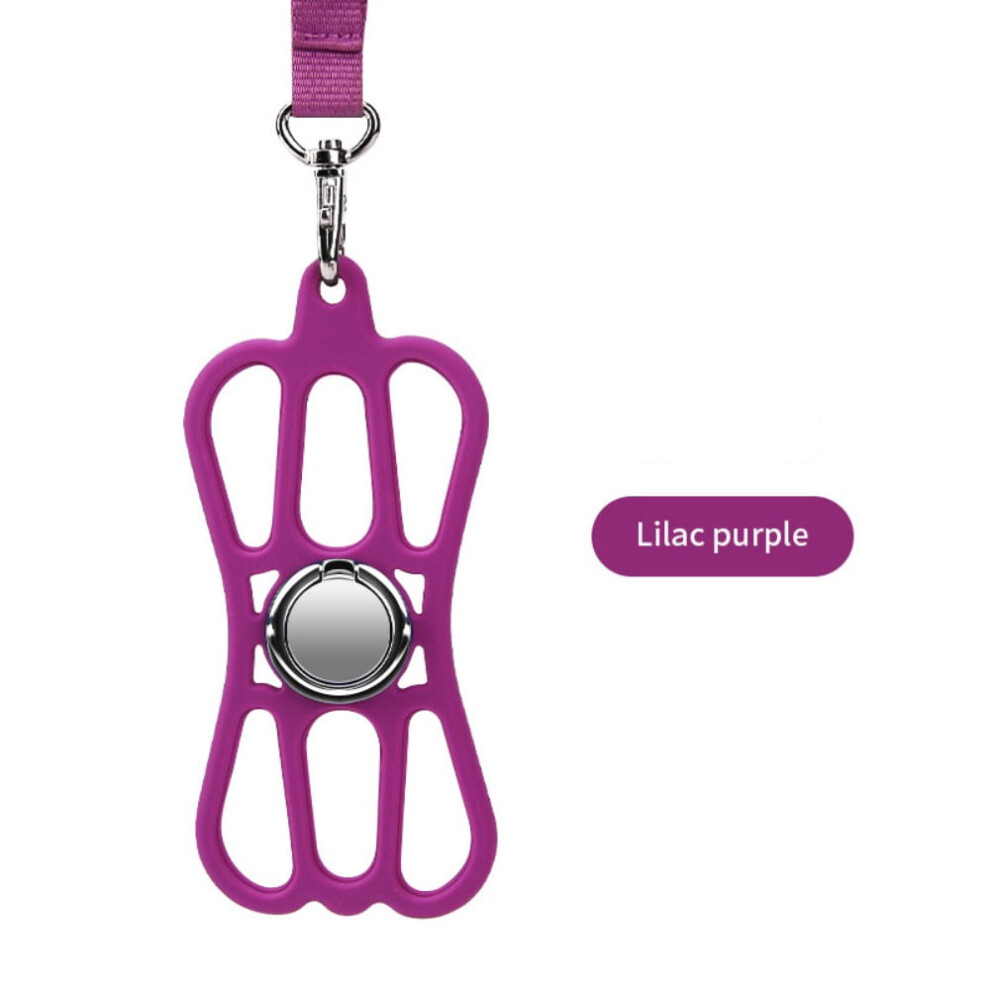 Universal Phone Lanyard With Finger Ring Stand For 4-6.5 9329345565083