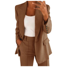 Sportlicher Damen-Sommerblazer, dünne Oversize-Jacke