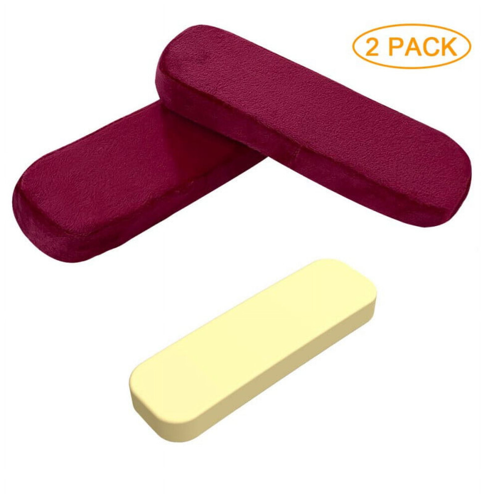 Memory Foam Armrest Pads Covers 2-Pack 9329345567810
