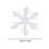 Kerstsneeuwvlokjes LED-slinger 3-pack 1