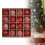 Christmas Ball Ornaments Red 16 Pieces 6