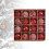 Christmas Ball Ornaments Red 16 Pieces 7