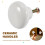 1pcs Ceramic Door Round Handles Kitchen Cabinet Cupboard Wardrobe Pull Knobs white S 5