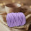 Light Violet Chunky Yarn 0.55 lbs Bulky Tube 8