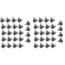 48X Fence Wall Spikes Security Fence Spikes Anti-Intrusion Fence Wall Spikes Anti-Climb Fence Deterrent Device