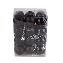 Thanksgiving Ball Ornaments Plastic Orange Brown 1 Pack