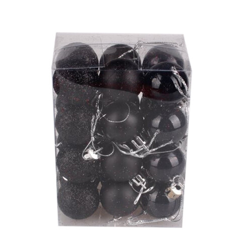 Thanksgiving Ball Ornaments Plastic Orange Brown 1 Pack