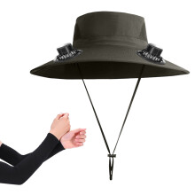 Solar-Fächerhut für Damen und Herren mit breiter Krempe von 2Fans