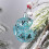 Christmas tree ornaments blue white 44 pieces 8