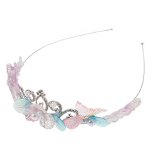 Serre-têtes sirène pour filles, forme couronne, lot de 1