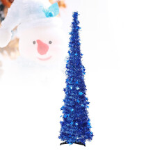 Christmas Tree Folding Blue 1.2m