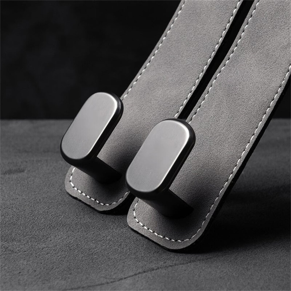Car Seat Headrest Hooks Leather Double Pack 9329345588723
