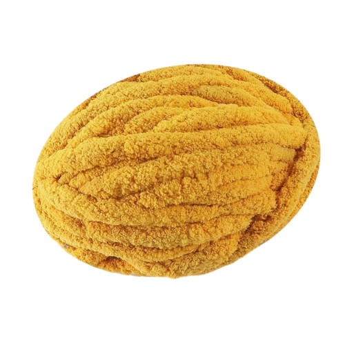 Wool Yarn Bulky Brown Yellow 100g 1
