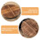 Wooden Wok Lid Solid Wood 6.5 Inches 8