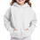 Mädchen-Kapuzenpullover mit langen Ärmeln, V-Ausschnitt und Tasche 1