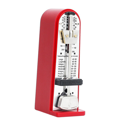 Mechanical Metronome Metal Red Professional Drum Music 1