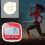 Electronic Pedometer Large Screen Red Plastic 1 pc 5