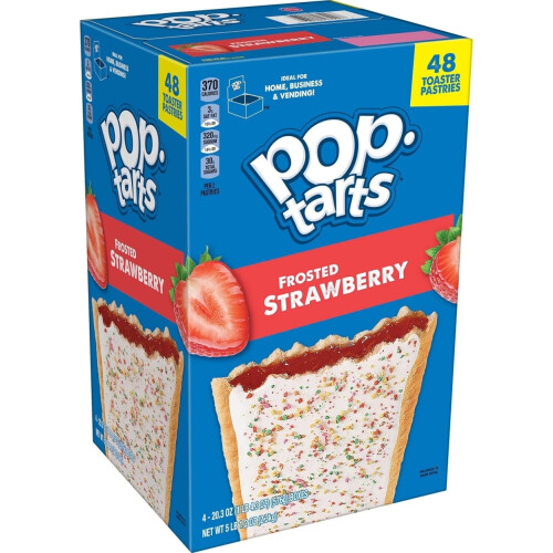 Pop-Tarts Frosted Strawberry 48-count