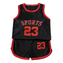 Kinder-Sommer-Basketballset mit Netzweste und Shorts, Größe 10-11