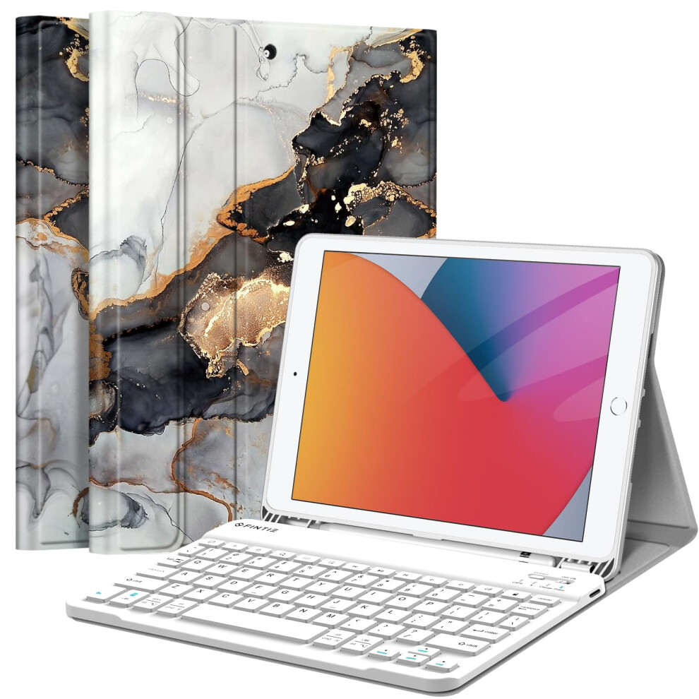 Ipad 10.2 Inch Keyboard Case For 9Th/8Th/7Th Gen Black 9329345566608