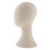 Canvas mannequin head for hat making beige 22 inch 4