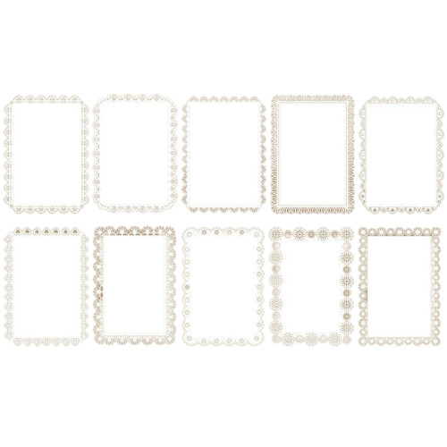 Hariumiu scrapbooking paper lace pattern 10 pcs 1