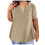 Γυναικείο T-shirt Plus Size με V λαιμόκοψη και κοντό μανίκι L 1