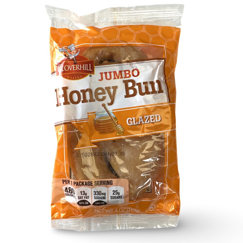 Cloverhill glazed honeybuns jumbo individually packaged 12