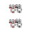 Bilbatteripolpar for bil, lastebil, bobil, toppstolpe 1