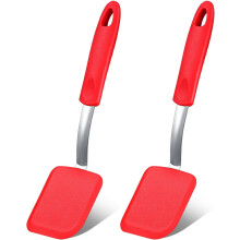 Silikone Cookie Spatula Fleksibel Brownie Turner 2-pak