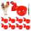 Chicken waterer cup automatic drinking bowl 9 pack 6